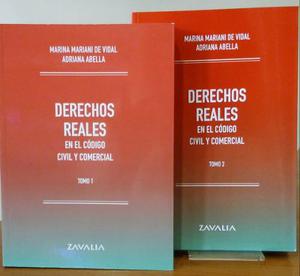 Derechos Reales. 2 Tomos. Mariani De Vidal Y Abella. !!!