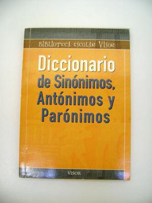 Diccionario De Sinonimos Antonimos Y Paronimos Visor Boedo
