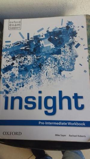 Insight Pre- Intermediate Workbook Oxford