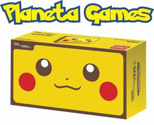 New Nintendo 2ds XL Edicion Limitada Pikachu Nuevas Caja