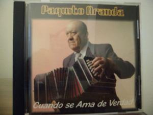 Paquito Aranda - cuando se ama de verdad cd nuevo