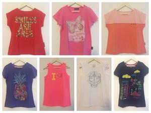 7 Remeras Nena Talle 8. Cheeky. Mimo. Gap