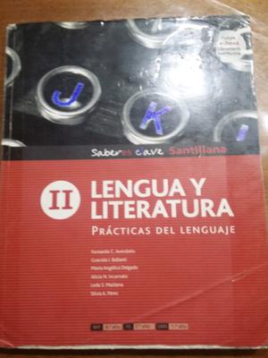 Lengua y literatura ll Saberes clave Santillana.