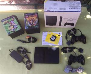 Playstation 2 - Excelente Estado + Juegos+ Caja Original