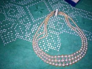 collar antiguo imitacion perlas
