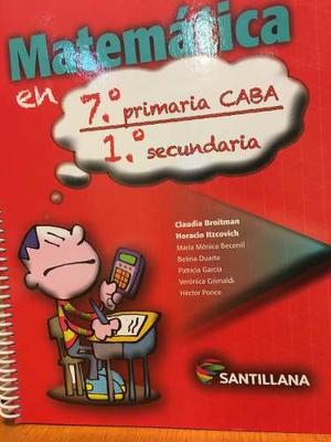 Matematica En 7 / 1 - Santillana