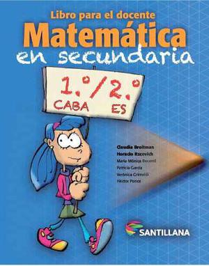 Matematica En Secundaria 1 / 2 - Santillana
