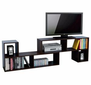 Mueble Rack Tv Led Y Audio 2 Modulos En L - Todohogar