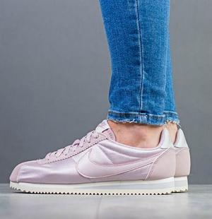 Nike Classic Cortez Nylon Particle Rose Vast Grey - Mujer