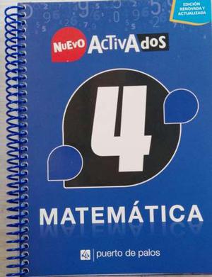 Nuevo Activados 4 Matematica - Puerto De Palos