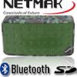 Parlante Bluetooth CAMUFLADO RUBBER FINISHED USB - Micro sd
