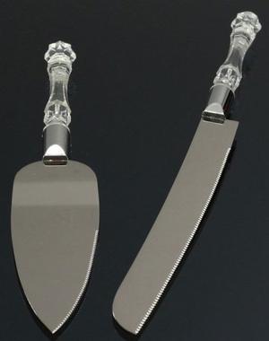 SET DE ESPATULA Y CUCHILLO PARA TORTA NUEVOS EN BLISTER LA