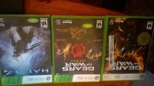 vendo 3 juegos originales xbox 360