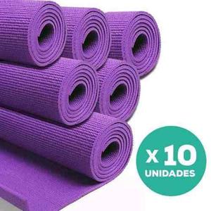 10mat Yoga 6mm Con Bolso