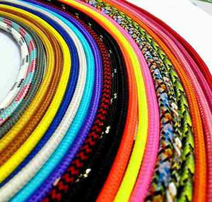 Cable Textil Tela Colores Normalizado Ignífugo Gran