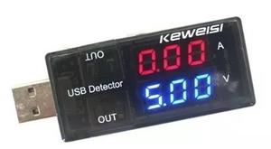 Medidor Voltaje Digital Tester Amperaje Carga Usb 3 A 9 V