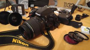 Nikon D mas kit fotografico