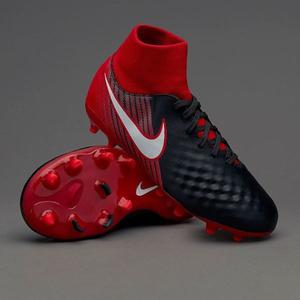 Botines Nike Magista Onda II - Negro y Rojo