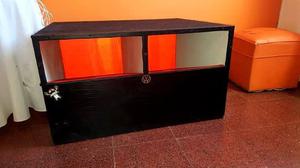 Caja Turbo Power para Parlantes del 15 " alfombrada, pintada