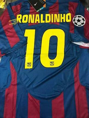Camiseta Barcelona Retro 10 Ronaldinho