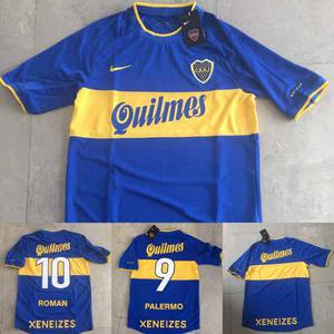 Camiseta Importada Boca  Riquelme Palermo Estampado Orig