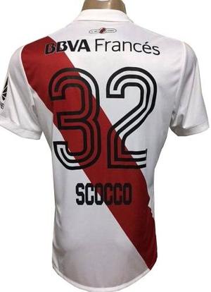 Camiseta River Plate Titular  Original adidas Scocco 32