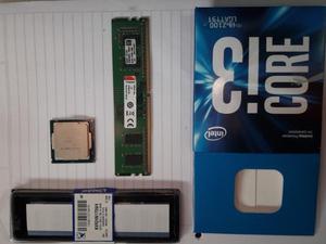 Intel I3 + Ram Ddr 4 de 4gb