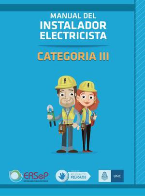Manual Instalador Electricista Categoría 3 + Guía Aea