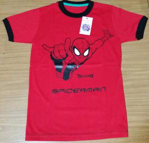 Remeras luminicentes Spiderman