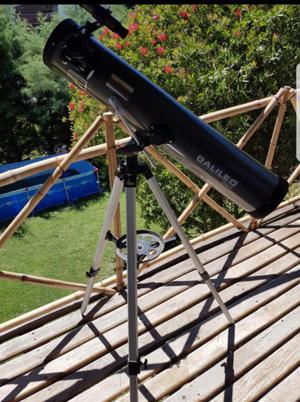 Telescopio Galileo 700mm con trípode y accesorios