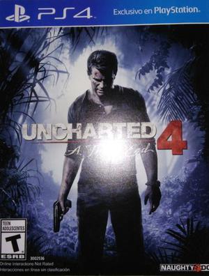 UNCHARTED 4: A thief´s end - PS4