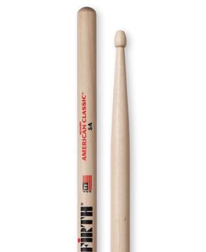 Baquetas Palillos Vic Firth 5a Hickory Punta Madera