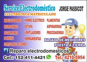 Electricista Matriculado 123 y electrodomesticos