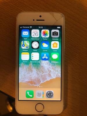 Iphone 5s Usado Liberado Pantalla Rajada 16g