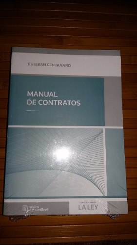 Manual De Contratos - Esteban Centanaro. Ed. La Ley