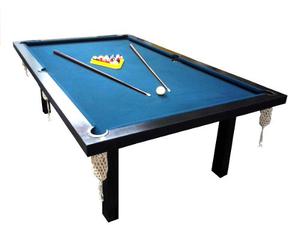 Mesa De Pool Profesional + Accesorios Pool + Tapa Ping Pong