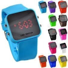 Reloj Pulsera Digital Led Silicona Por 10 Unidades