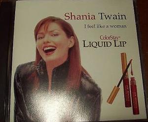 Shania Twain. I Feel Like A Woman. Promo Revlon