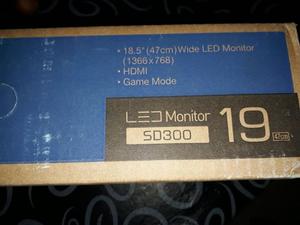 Vendo Monitor Samsung 19 pulgadas LED SD300 HDMI Nuevo en