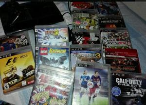 Vendo play 3 con juegos. Poco uso