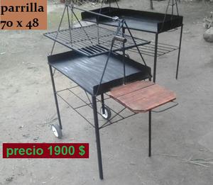 parrillas con tabla /llevo el asador asu casa