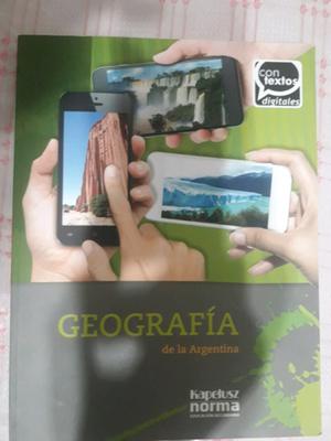 Geografía argentina secundaria