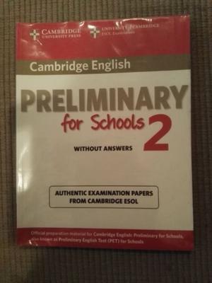 Libro Preliminary for Schools 2 without answers