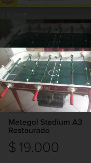 Metegol stadium A3 restaurado!!!