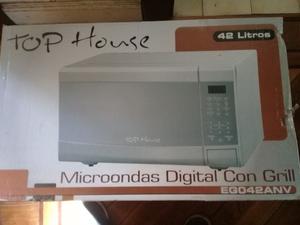 Microondas digital top house con grill 42 litros