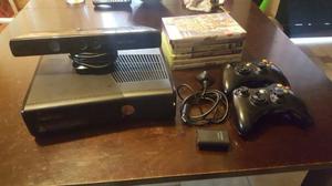 Xbox 360 Con Kinect + 6 Juegos- Impecable