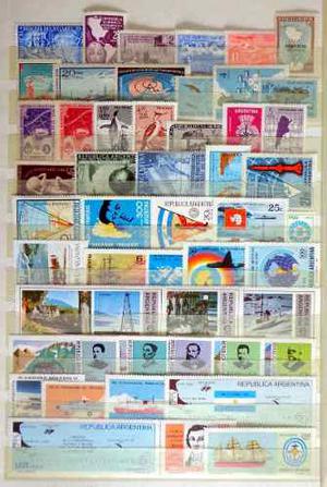 Argentina, Lote 49 Sellos Tema Antártida Mint L