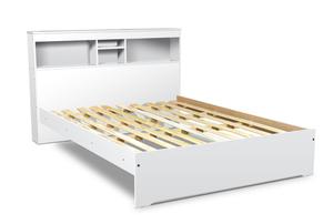 CAMA DE 2 PLAZAS CON REPISA LINEA ECOPACK