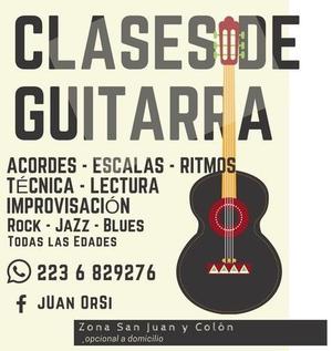 Clases de Guitarra en Mar del Plata