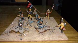 Diorama General Custer - Soldados De Plomo
